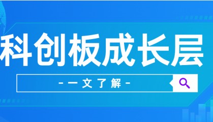 一文了解科创板成长层!科创板成长层参与条件解答。