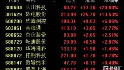 半导体设备又火了!500亿龙头业绩预告抢跑,引爆“20CM”涨停