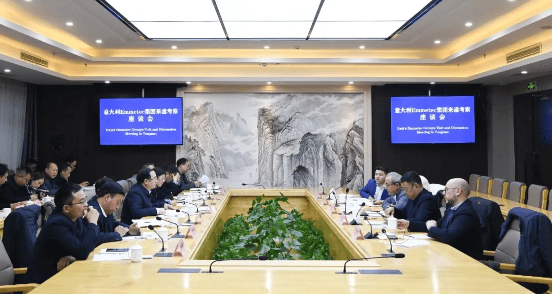 意大利汽车再制造知名企业Emmetec集团来潼考察 文天平秦启光与集团主席Maraffino Davide深入交流