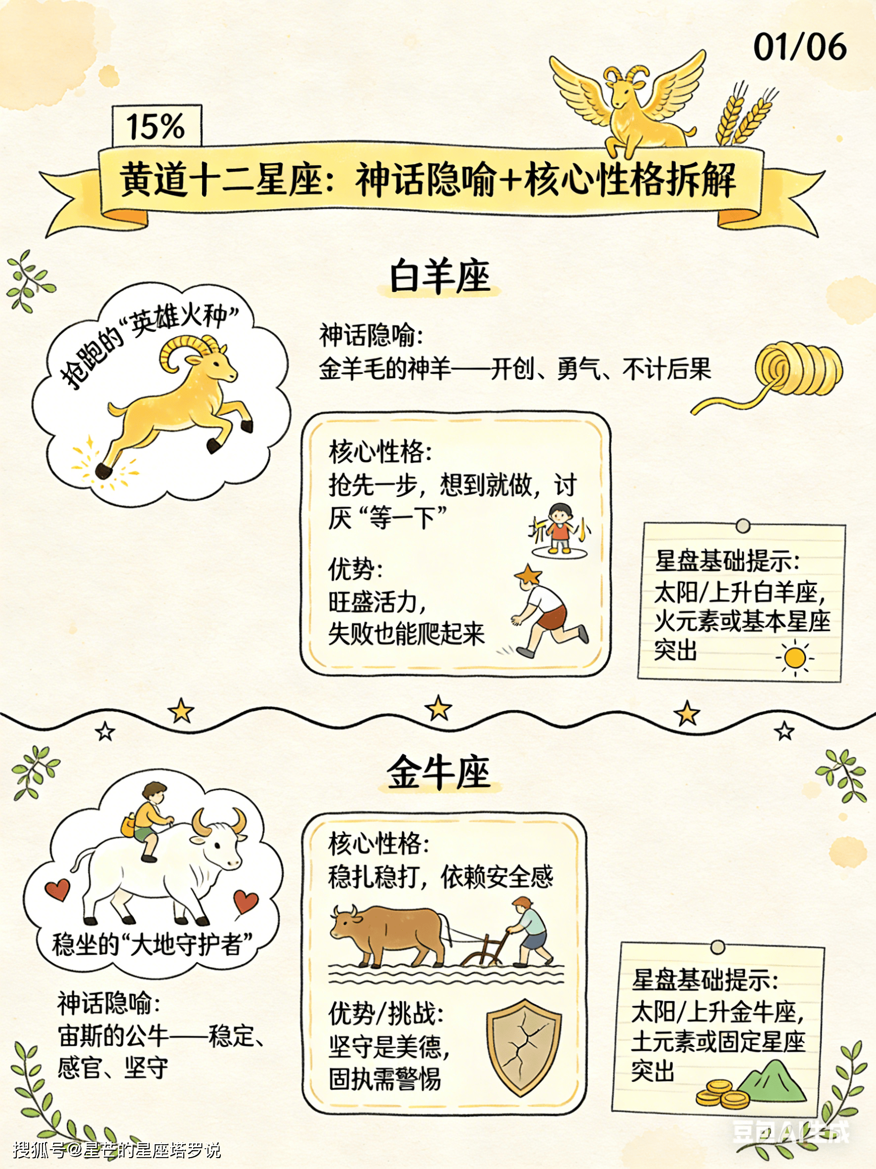 【星芒带你学占星】入门基础知识99课(7)星座篇